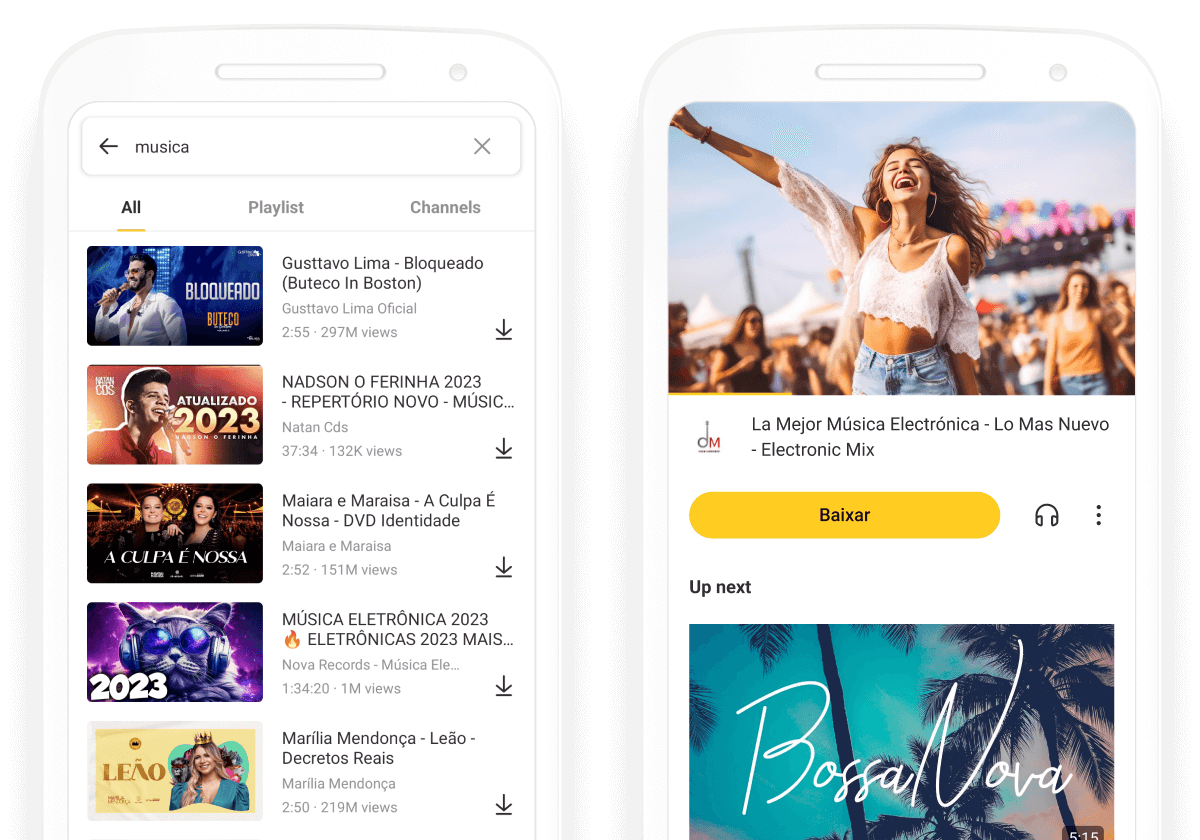 Baixar músicas grátis e ouça offline
